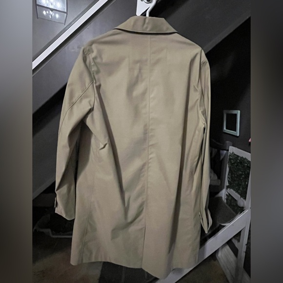 Zara Men's Beige Trench Coat- size L - Picture 5 of 10